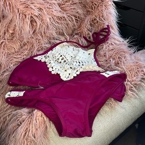 Cute Lace Swimsuit